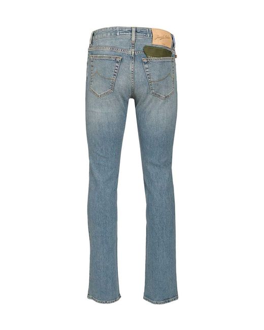 Jacob Cohen Blue Bard Slim-Fit Jeans for men