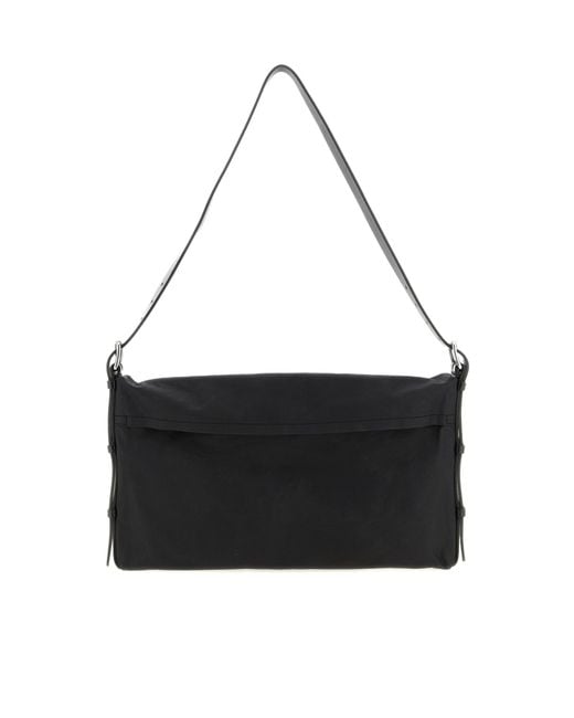 Lemaire Black Trench Pocket Small Shoulder Bag for men