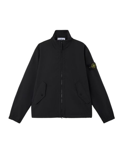 Stone Island Black Long-Sleeve Jacket for men