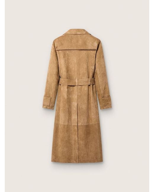 Golden Goose Deluxe Brand Natural Belted Waist Trench Coat