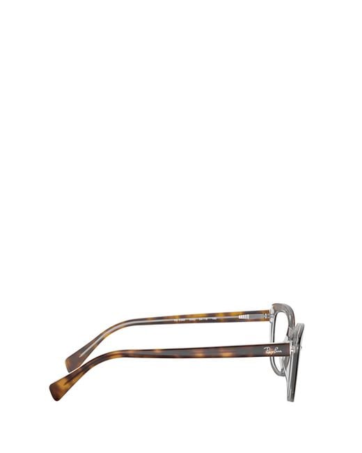 Ray-Ban White Logo Glasses