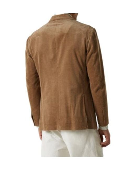 Ralph Lauren Brown Kent Cotton And Cashmere Corduroy Blazer for men