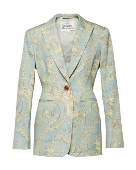 Vivienne Westwood Green Long-Sleeved Suit Jacket