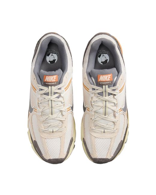 Nike White Zoom Vomero 5 Sneakers for men