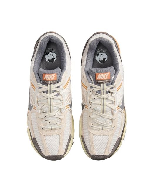 Nike White Zoom Vomero 5 Sneakers for men