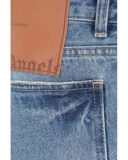 Palm Angels Blue Jeans for men
