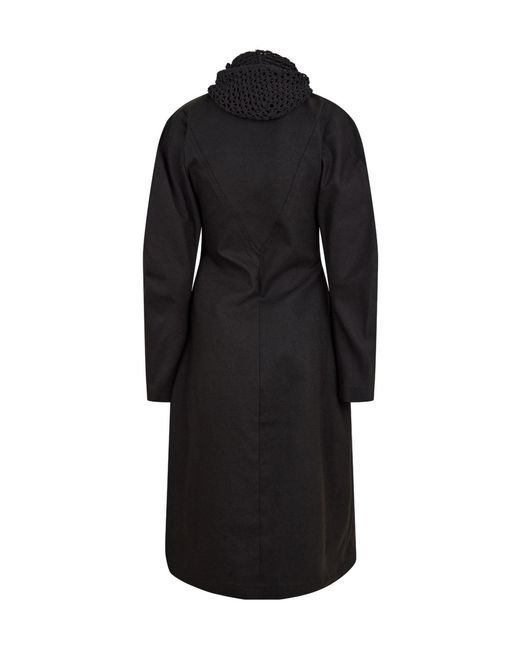 Bottega Veneta Black Tailored Long Coat