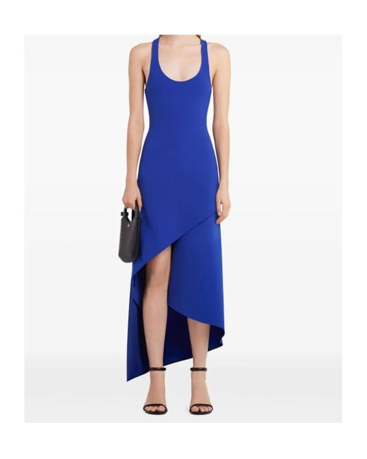 Courreges Blue Infinity Midi Dress