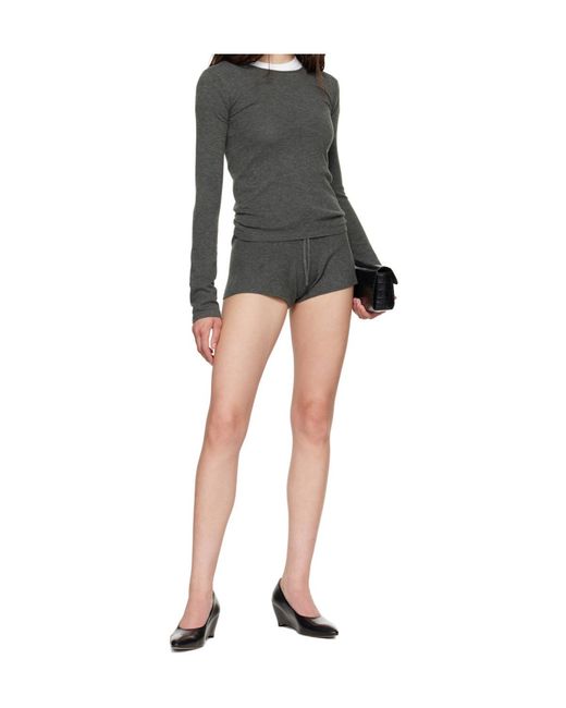 Fear Of God Gray Long-Sleeved Knitwear