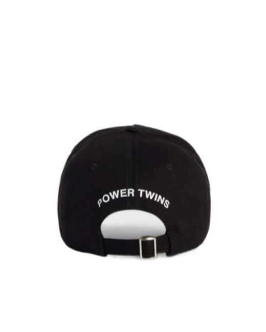 DSquared² Blue Logo-Printed Distressed Baseball Cap for men