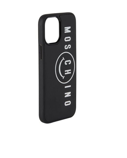 Moschino Black Logo Iphone 12 Pro Max Mobile Phone Case for men