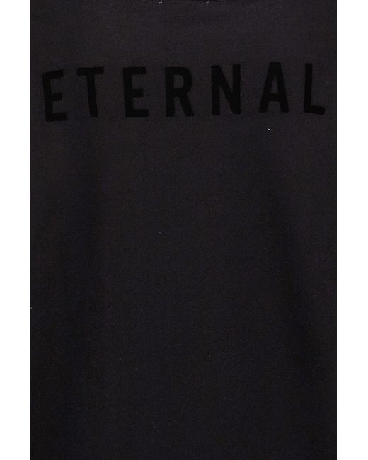 Fear Of God Blue Eternal Buttoned Crewneck Hoodie for men