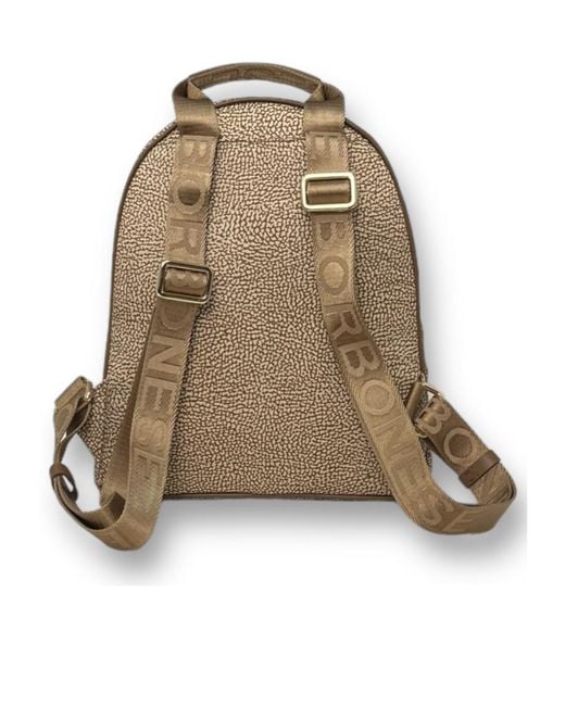 Borbonese Natural Medium Backpack