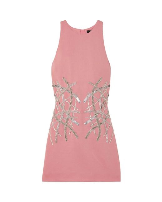 Balmain Pink Sleeveless Dress