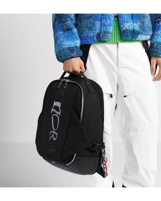 Dior Black Logo Backpack for men