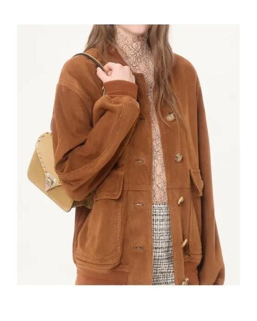 Valentino White Button-Up Caban Jacket