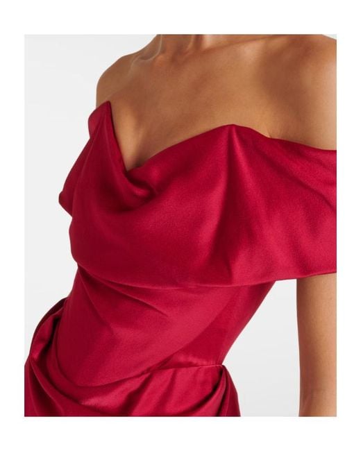 Vivienne Westwood Pink Nova Cocotte Satin Corset Gown