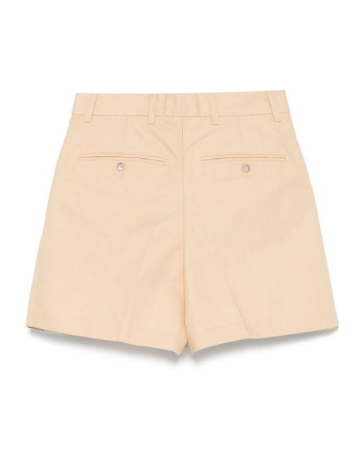 Bally Natural Belt Loop Shorts