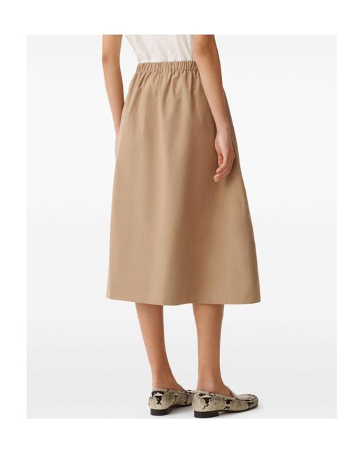 Fabiana Filippi Natural Cotton Skirt