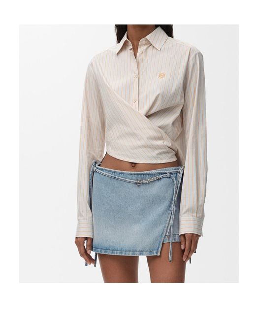 Loewe White Long-Sleeved Shirt