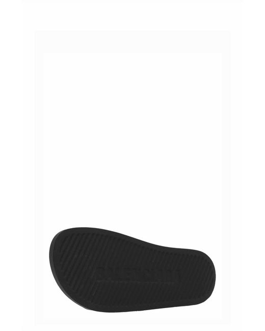 Balenciaga White Logo Pool Slides