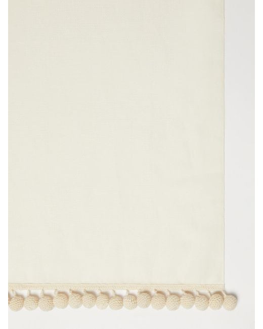 Max Mara White Fumana Scarf
