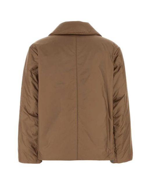 Max Mara Brown The Cube Camelia Double-Breasted Coat