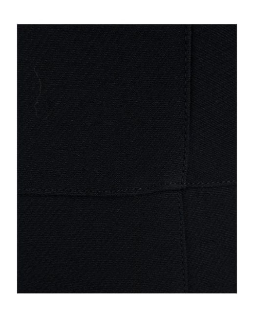 Fabiana Filippi Black Long-Sleeves Midi Dress