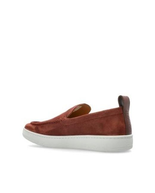 Lanvin Red Cruiser Moccasins for men