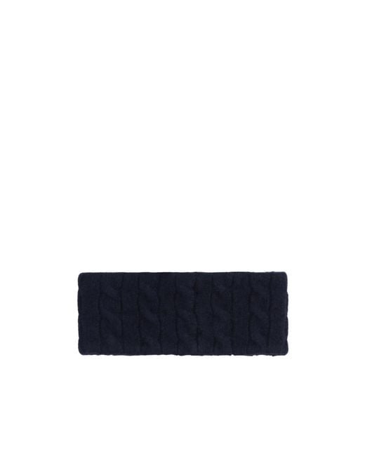 Polo Ralph Lauren Blue Cable-Knit Headband