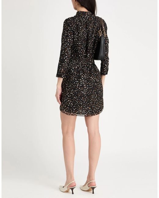 Burberry Black Mini Dress Silk, Polyamide
