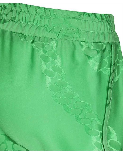 Stella McCartney Green Elastic Shorts