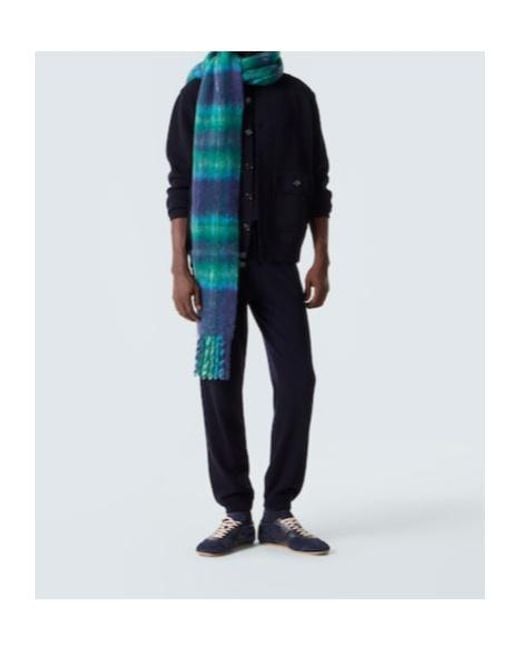 Allude Blue Knitted Cardigan for men