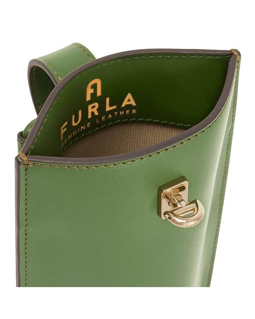 Furla Green Logo Shoulder Bag