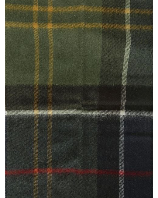 Barbour Green Logo Scarf for men