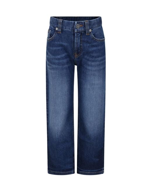 Jacquemus Blue Logo Jeans