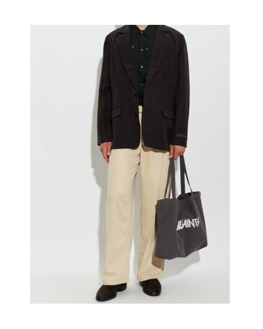 AllSaints Black Long-Sleeve Blazer for men