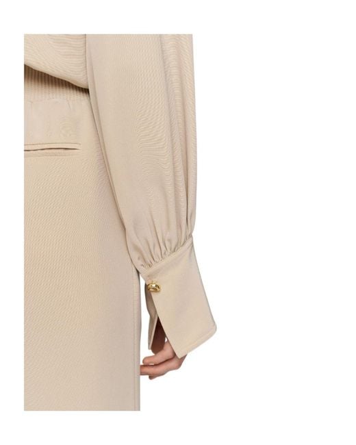 Joseph Natural Nour Elasticated-Waist Trousers