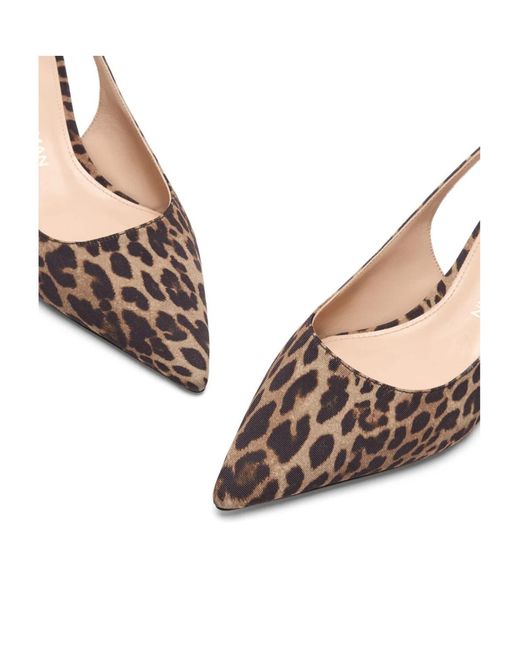 Stuart Weitzman Brown Stuart Sculpt Slingback