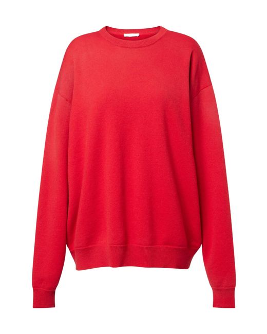 The Row Red Leora Cashmere Sweater