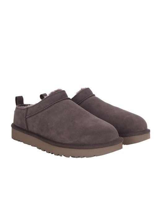 Ugg Brown Shearling Lined Slippers