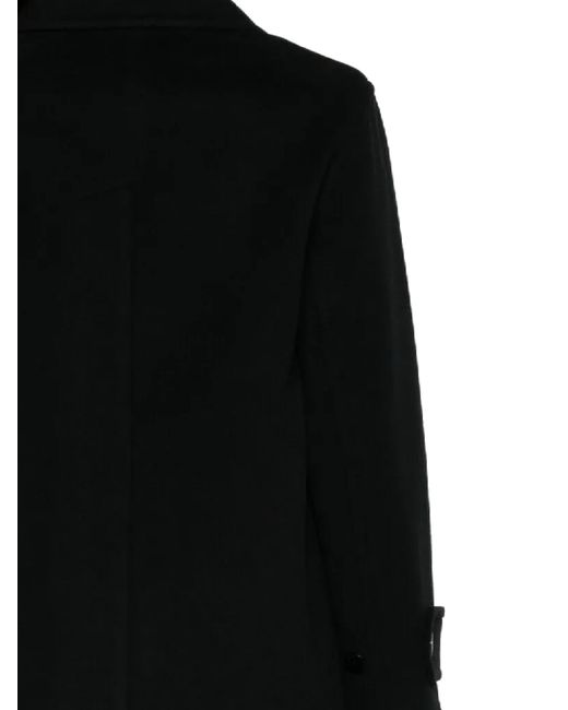 Joseph Black Single-Breasted Coat