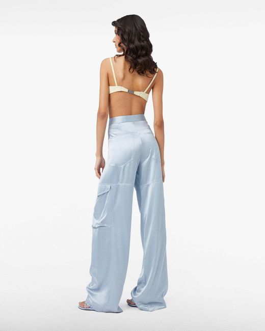 Gcds Blue Ultra Cargo Trousers