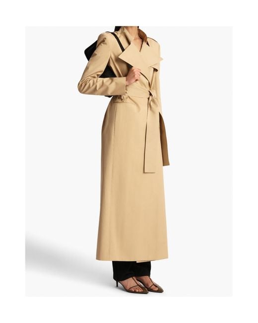 Khaite Natural Maxwell Belted Trench Coat
