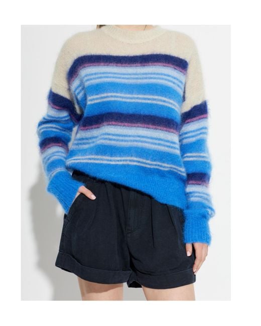 Isabel Marant Blue Round-Neck Knitwear