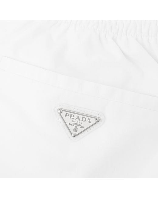 Prada Gray Nylon Shorts Ld62