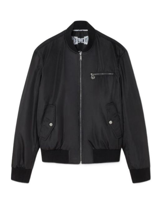 Versace Black Coats for men