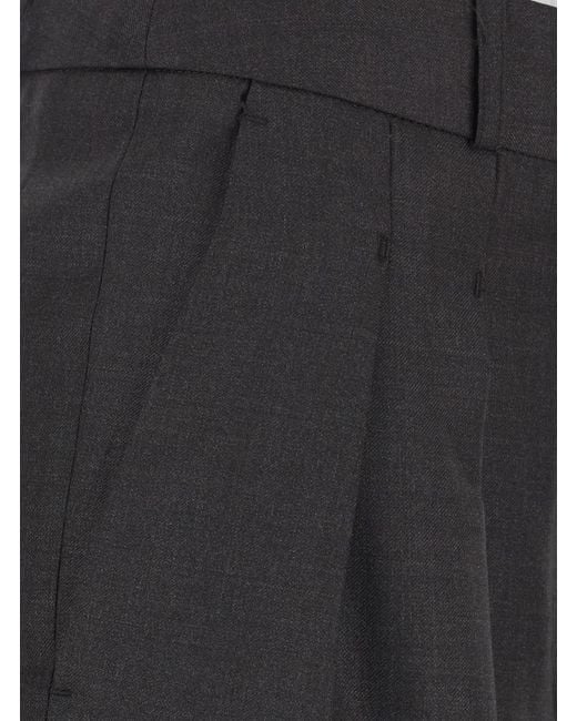 Loulou de Saison Black Sbiru High-Waist Straight Pants