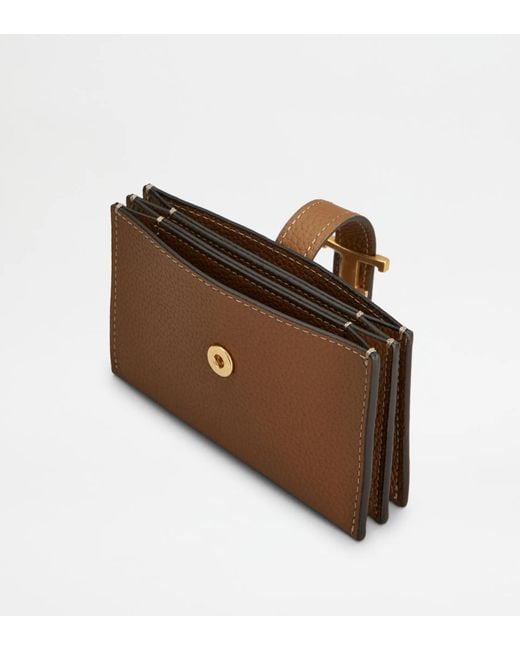 Tod's Brown Card Holder