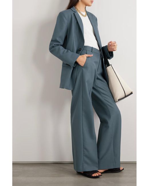 St. Agni Blue Carter Long-Sleeved Suit Jacket